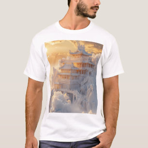 Camiseta Ouro Palace White Jade Oriental