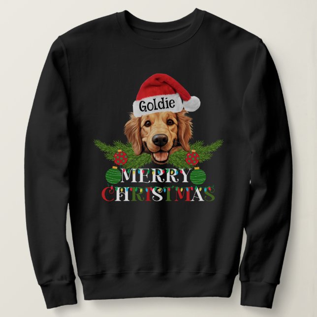 Camiseta Ouro personalizado - Feliz Natal (Frente do Design)