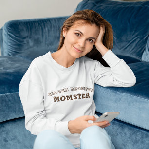Camiseta Ouro personalizado retornado Mãe Halloween