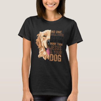 Camiseta Ouro Que Ninguém Te Ama Mais Que Jesus E Você