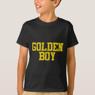 Camiseta Ouro Rapaz Boa Sorte Charm Bysketbyll Fortune