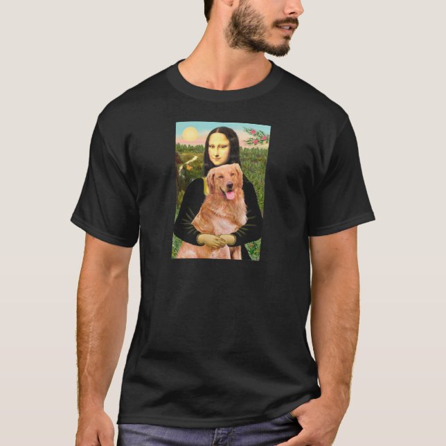 Camiseta Ouro Retriever 2 - Mona Lisa (Frente)
