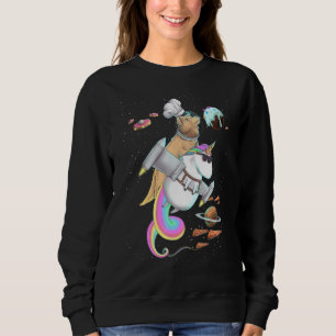 Camiseta Ouro Retriever Cachorro Dirigindo Par de Comida Un