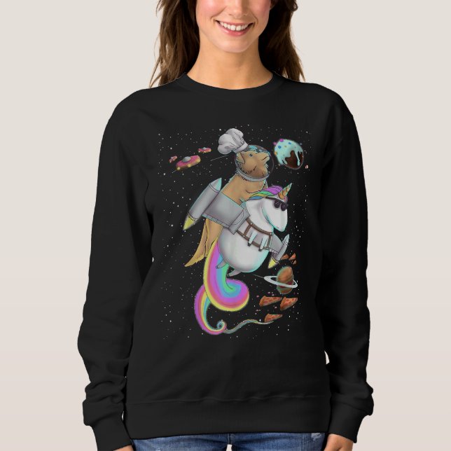 Camiseta Ouro Retriever Cachorro Dirigindo Par de Comida Un (Frente)