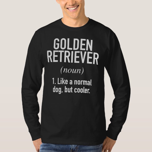 Camiseta Ouro Retriever Cachorro Funny Ouro Proprietário (Frente)