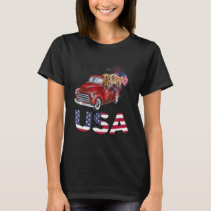 Camiseta Ouro Retriever Dog 4 De Julho