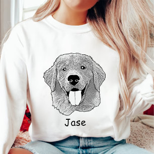 Camiseta Ouro Retriever Dog Personalizado Pet Lover