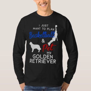Camiseta Ouro Retriever Funny Basbol Proprietário de Cães X