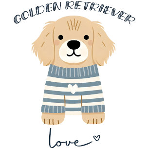 Camiseta Ouro Retriever Love