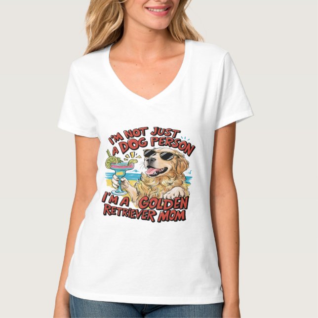 Camiseta Ouro Retriever Mãe Cartografia (Frente)