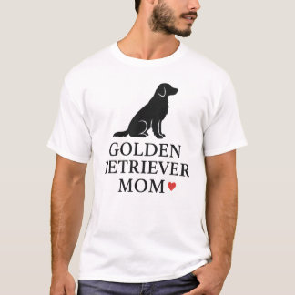 Camiseta Ouro Retriever Mãe Orgulhosa Cachorro Pai