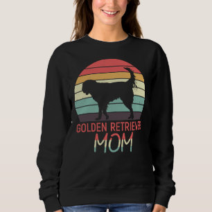 Camiseta Ouro Retriever Mãe Retroativa Vintage Distúrbios