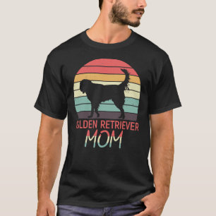 Camiseta Ouro Retriever Mãe Retroativa Vintage Distúrbios
