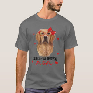 Camiseta Ouro Retriever Mama Cachorro Bandana Dog Dog Dons
