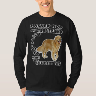 Camiseta Ouro Retriever Mamãe Pai Figurino Bonito
