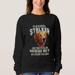 Camiseta Ouro Retriever Personal Stalker Eu Vou Segui-Lo