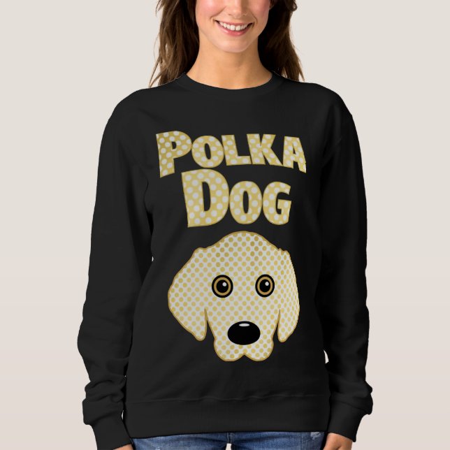 Camiseta Ouro Retriever Polka Dog (Frente)