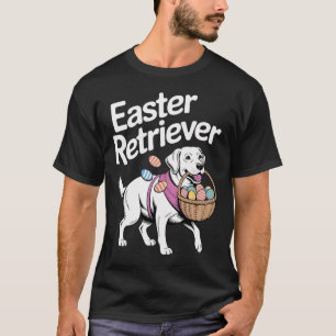 Camiseta Ouro Retriever Primaveras Coelhinhos de coelhinhos