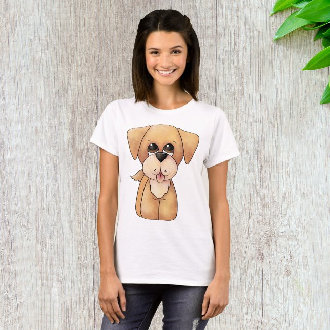 Camiseta Ouro Retriever Puppy (Criador carregado)