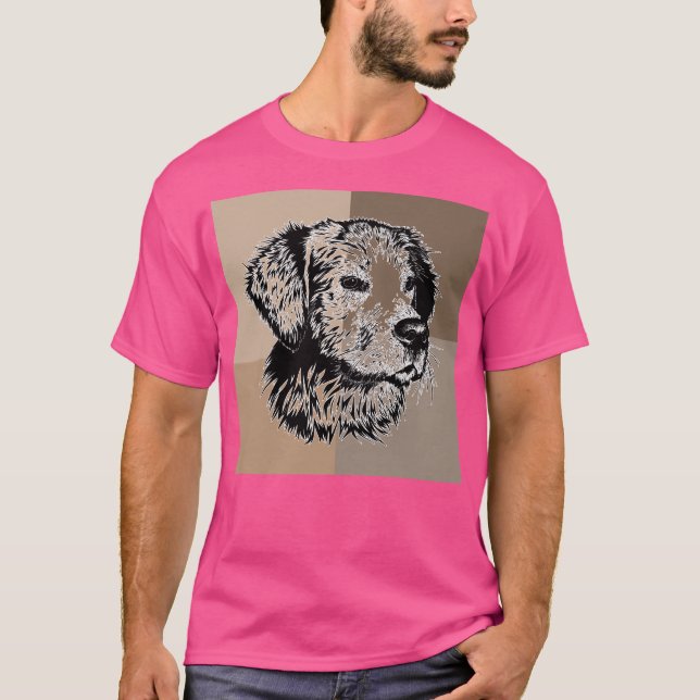Camiseta Ouro Retriever Puppy (Frente)