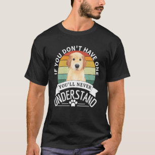 Camiseta Ouro Retriever Retro Vintage - Pistas De Cachorro