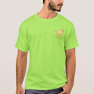Camiseta Ouro Retriever tamanho de bolso