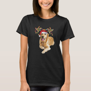 Camiseta Ouro Retriever Ugly Xmas Sweater Cachorro
