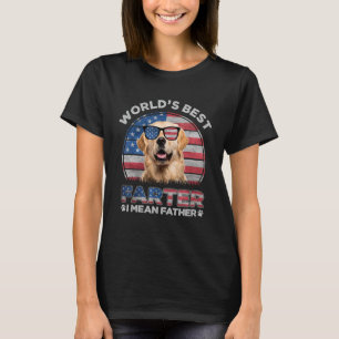 Camiseta Ouro Retriever Worldu2019s Melhor Que Quero Dizer