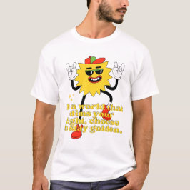 Camiseta Ouro Retrovisor de retenção - Vibes positivos de 7