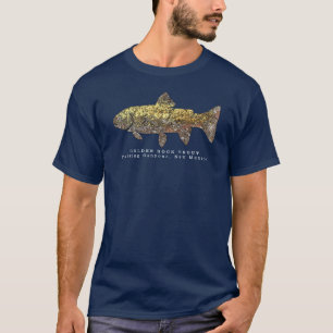 Camiseta OURO ROCK TROUT Talks Canyons, Novo México T-Sh