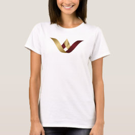 Camiseta Ouro Spa e Beleza Monograma Letra V