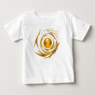 Camiseta Ouro Sun Art Baby T Shirt