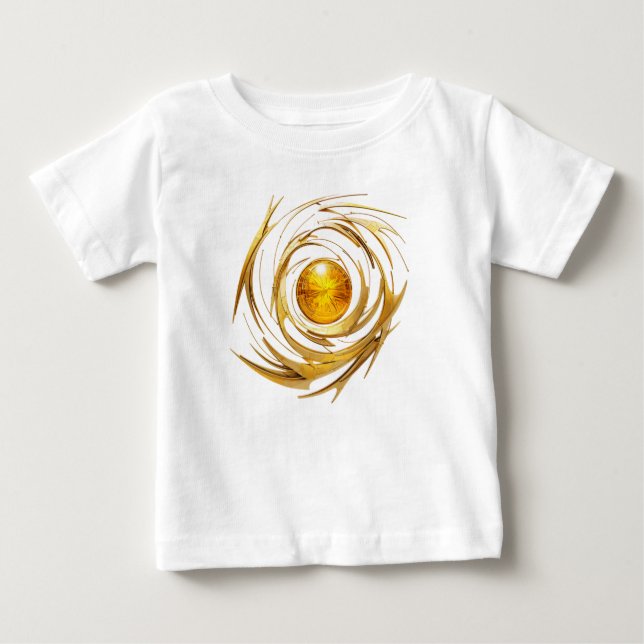 Camiseta Ouro Sun Art Baby T Shirt (Frente)