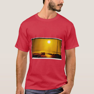 Camiseta Ouro Superdimensionado