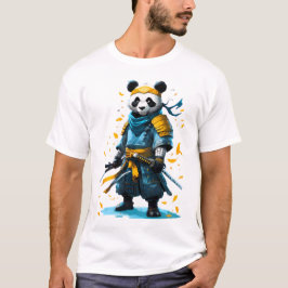 Camiseta Ouro Valor Panda Samurai