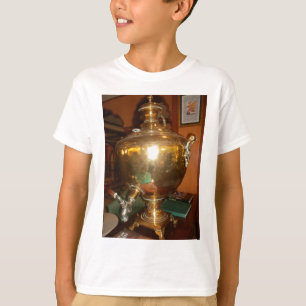 Camiseta Ouro Vintage Tea Pote Wall Art & Impressão