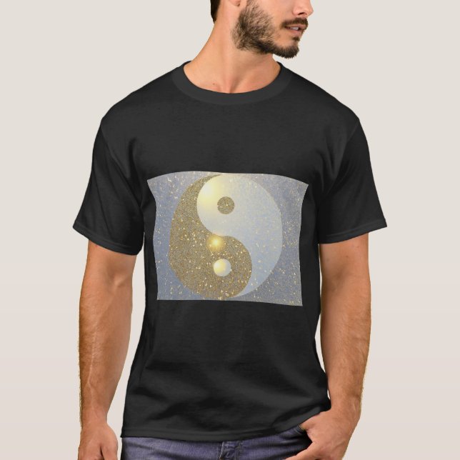 Camiseta Ouro Ying Yang (Frente)