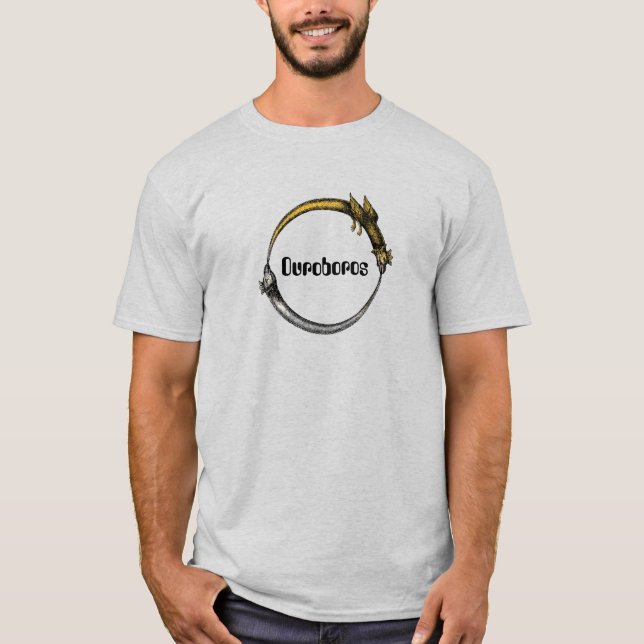 Camiseta Ouroboros Cobra e Dragon (Frente)