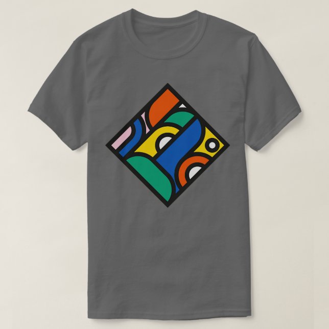 Camiseta Ouros - Jogando Geométrico d (Frente do Design)