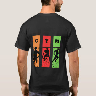 Camiseta Ousada com Silhueta de GYM.