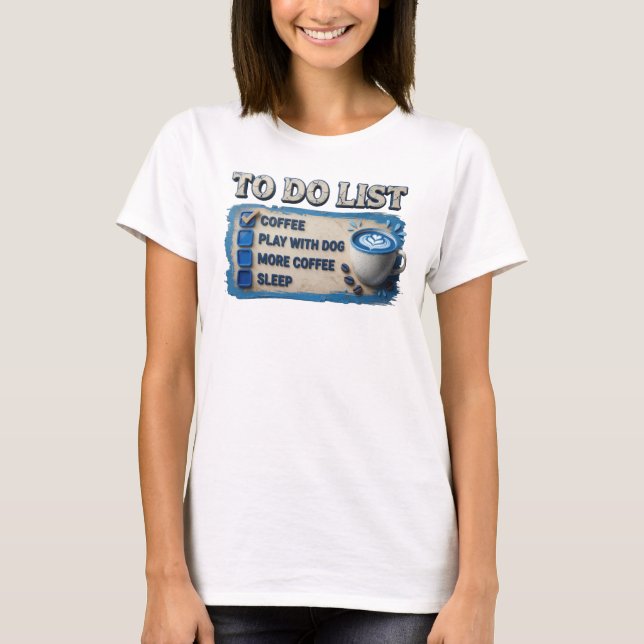 Camiseta Ousada composição artística em ouro COFFEE BRINQUE (Frente)