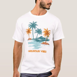 Camiseta Ousada de Camping / Ao Ar Livre vibraçõ
