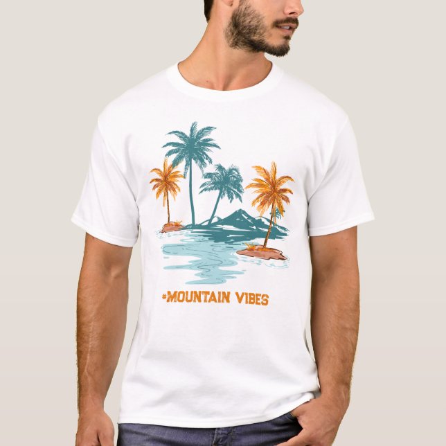 Camiseta Ousada de Camping / Ao Ar Livre | vibraçõ (Frente)