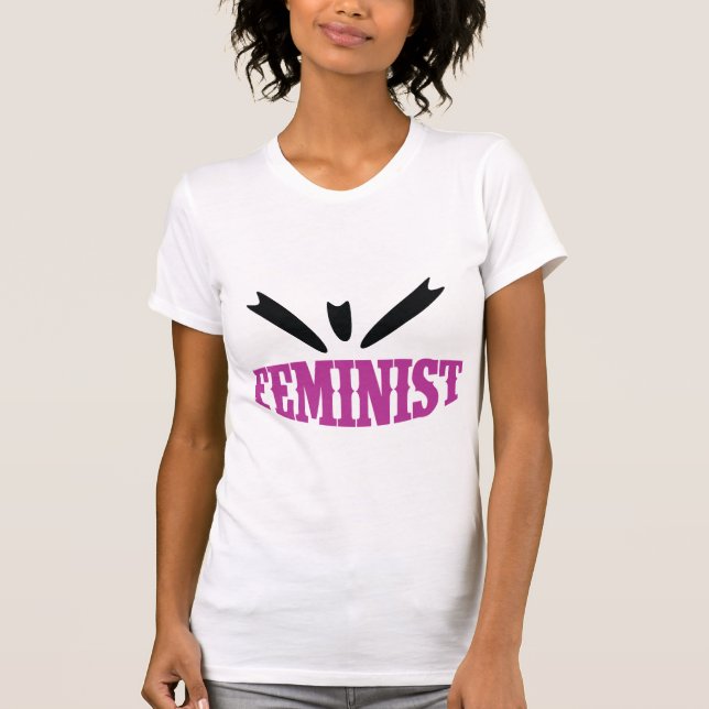 Camiseta Ousada Declaração Feminista  Empoderament (Frente)