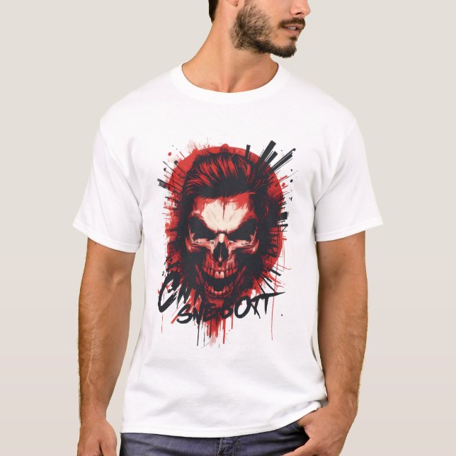 Camiseta Ousada e Artística – Design Sem Medo  (Frente)