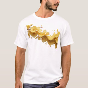 Camiseta Ousado & Bela FLOR ABSTRATA Gráfica de Designer