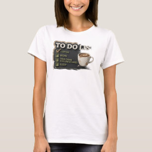 Camiseta Ousado & Bela Ouro CAFÉ TRABALHO CRIME VERDADEIRO