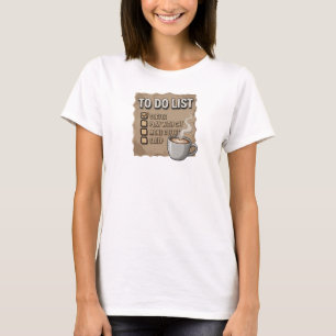 Camiseta Ousado & Bela Rosa CAFÉ BRINQUE COM GATO