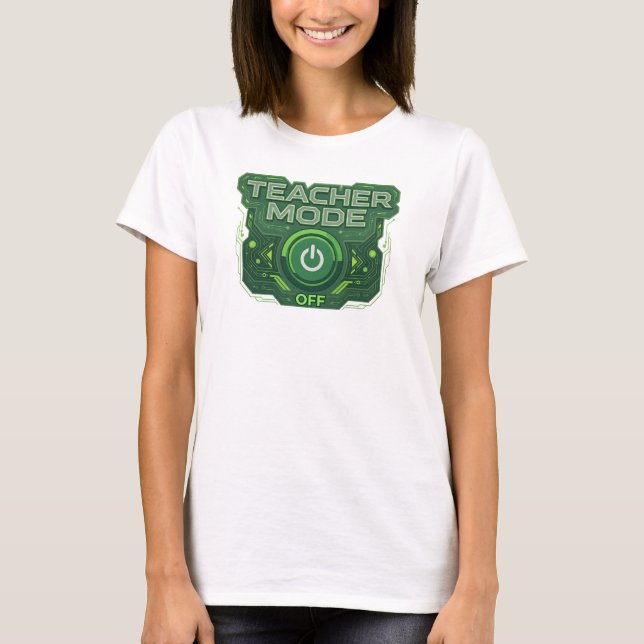 Camiseta Ousado & Bela Verde MODO ENSINAR DESLIGADO (Frente)