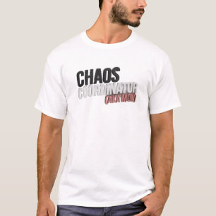 Camiseta Ousado Coordenador de CAOS Cinza Design Original